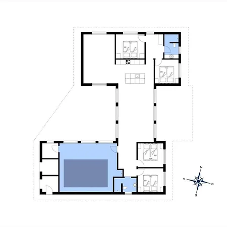 Casa vacanze 240-harboore-nautilusvej-2-c *